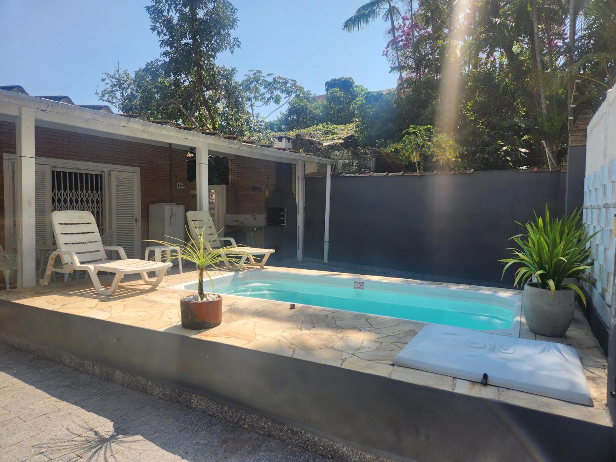 Casa No Tenorio Com Piscina Ubatuba Bagian luar foto