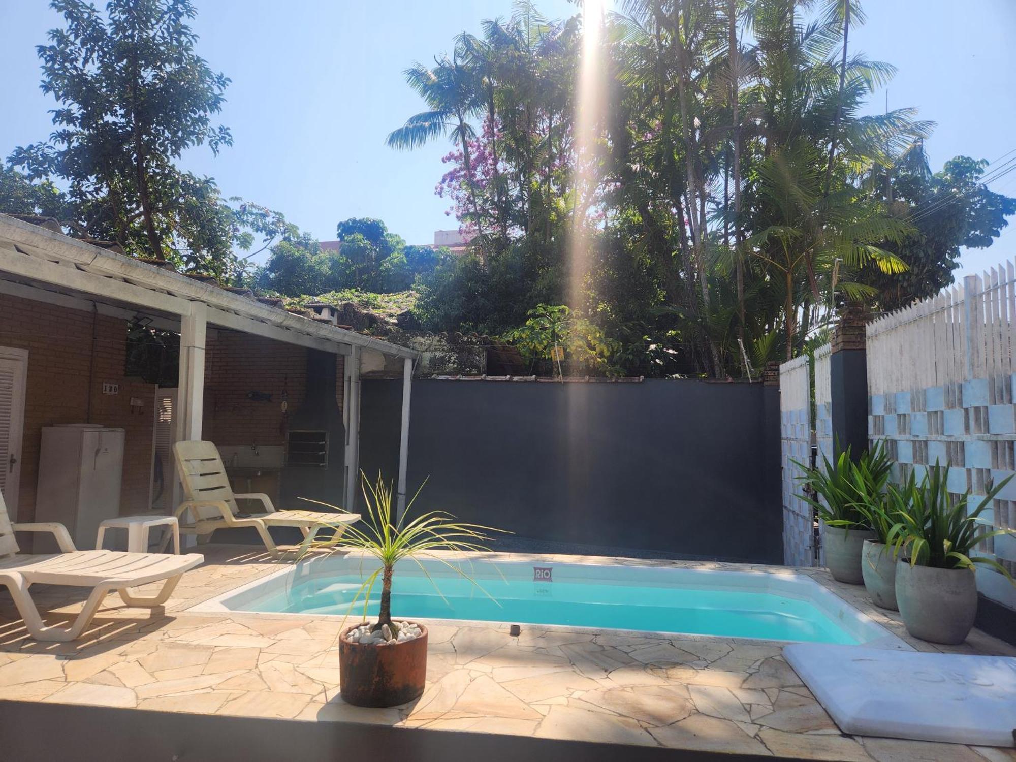 Casa No Tenorio Com Piscina Ubatuba Bagian luar foto